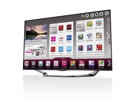 LG Titanfarget 42-tommers SMART-TV i Cinema Screen-design med Magic Remote, 0,9 GHz dobbeltkjerneprosessor og 1,25 GB RAM. Cinema3D, Wi-Fi og DLNA. , 42LA690V, thumbnail 2