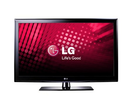 LG LED-TV som via USB-porten leser de fleste medieformater., 42LE450N