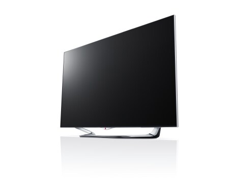 LG Den ultimate 47-tommers TV-en med bare 2,9 mm tynn ramme og patentert NANO-LED-teknologi for kontroll av bakgrunnsbelysningen, noe som gir et utrolig svartnivå. Alt tilbehør en TV trenger. SMART, Cinema 3D, Wi-Fi, DLNA og naturligvis Magic Remote. , 47LA960W, thumbnail 3