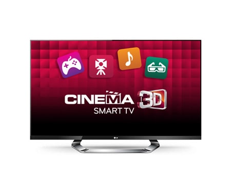 LG LED TV med millimetertynne rammer, Smart TV med Magic Motion Remote og Cinema 3D., 47LM760T