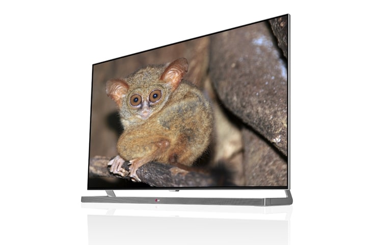 LG Hyperrask 49-tommers Premium Smart-TV med tynne rammer og Magic Remote. Kraftig 1,2 GHz dobbeltkjerneprosessor og 2 GB RAM samt innebygd kamera. Cinema3D, Wi-Fi og DLNA. , 49LB870V, thumbnail 2