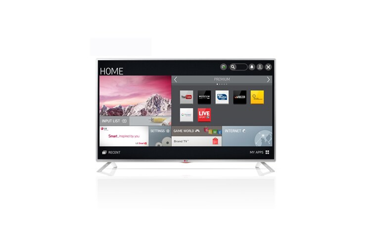LG SMART LED-tv. 0,9 GHz prosessor og 1,25 GB RAM. Klar for Wi-Fi, DLNA og Magic Remote., 50LB582V, thumbnail 1