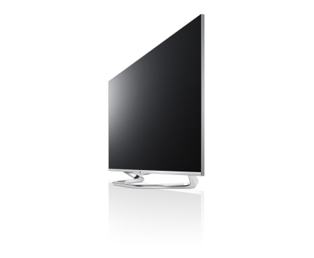 LG Metallfarget 55-tommers SMART-TV i Cinema Screen-design med hvite detaljer og Magic Remote, 0,9 GHz dobbeltkjerneprosessor og 1,25 GB RAM. Cinema3D, Wi-Fi og DLNA. , 55LA740V, thumbnail 4