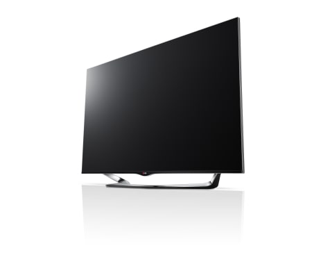 LG Hyperrask 55-tommers Premium Smart-TV med tynne rammer og Magic Remote. Kraftig 1,2 GHz dobbeltkjerneprosessor og 2 GB RAM samt innebygd kamera. Cinema3D, Wi-Fi og DLNA. , 55LA860W, thumbnail 3