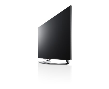 LG Hyperrask 55-tommers Premium Smart-TV med tynne rammer og Magic Remote. Kraftig 1,2 GHz dobbeltkjerneprosessor og 2 GB RAM samt innebygd kamera. Cinema3D, Wi-Fi og DLNA. , 55LA860W, thumbnail 4