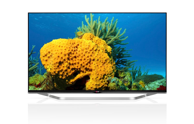 LG Skandinavisk design i sølvmetallic, førsteklasses Full HD, webOS Smart TV, med Wi-Fi, DLNA og Magic Remote. , 55LB730V, thumbnail 1