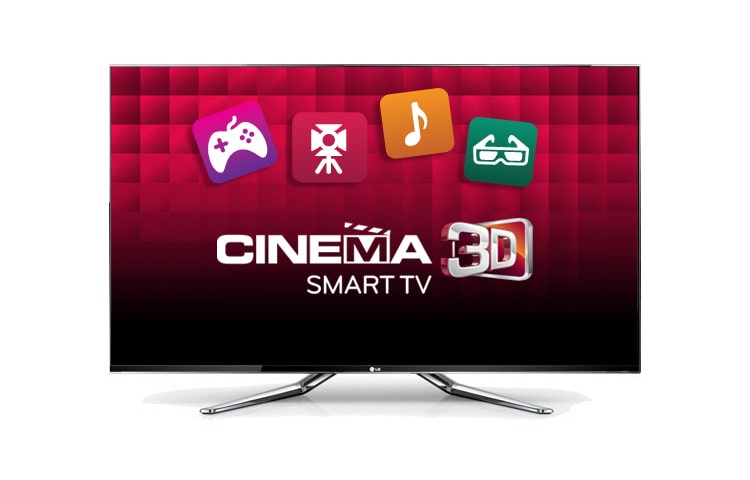 LG FULL LED TV med millimetertynne rammer, superrask Smart TV med Dual Core-prosessor, Magic Motion Remote og Cinema 3D, 55LM960W, thumbnail 1