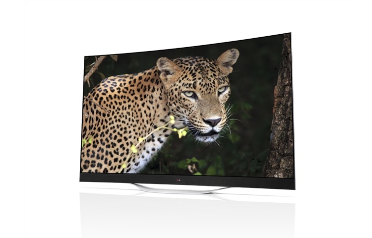 LG Denne 77 tommer TV-en er den flotteste TV-en noensinne. Den gir best mulig bildekvalitet med LG WRGB-patentert teknologi og ULTRA HD oppløsning. OLED-teknologien gir uendelig kontrast, overlegen skarphet ved bevegelse og perfekt visningsvinkel., 77EC980V, thumbnail 2