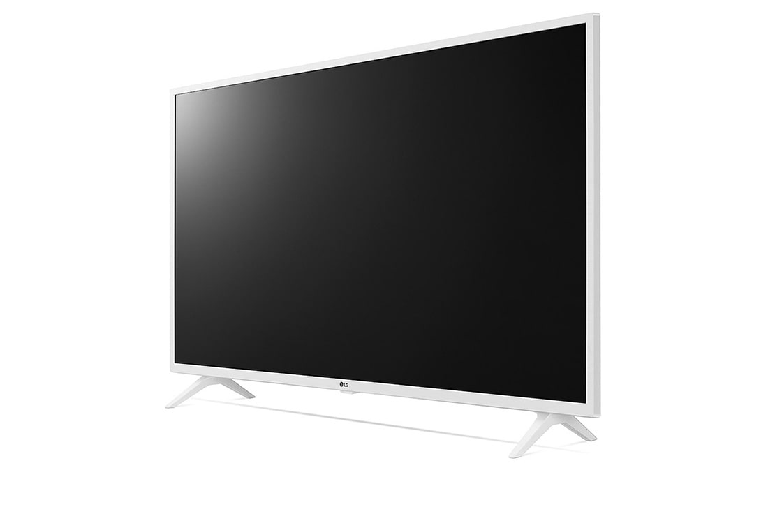 LG UN73 inch 4K Smart UHD TV, 30 degree side view, 43UN73906LE, thumbnail 3