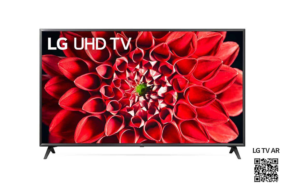 LG UN71 65 inch 4K Smart UHD TV, fremside med integrert bilde, 65UN71006LB