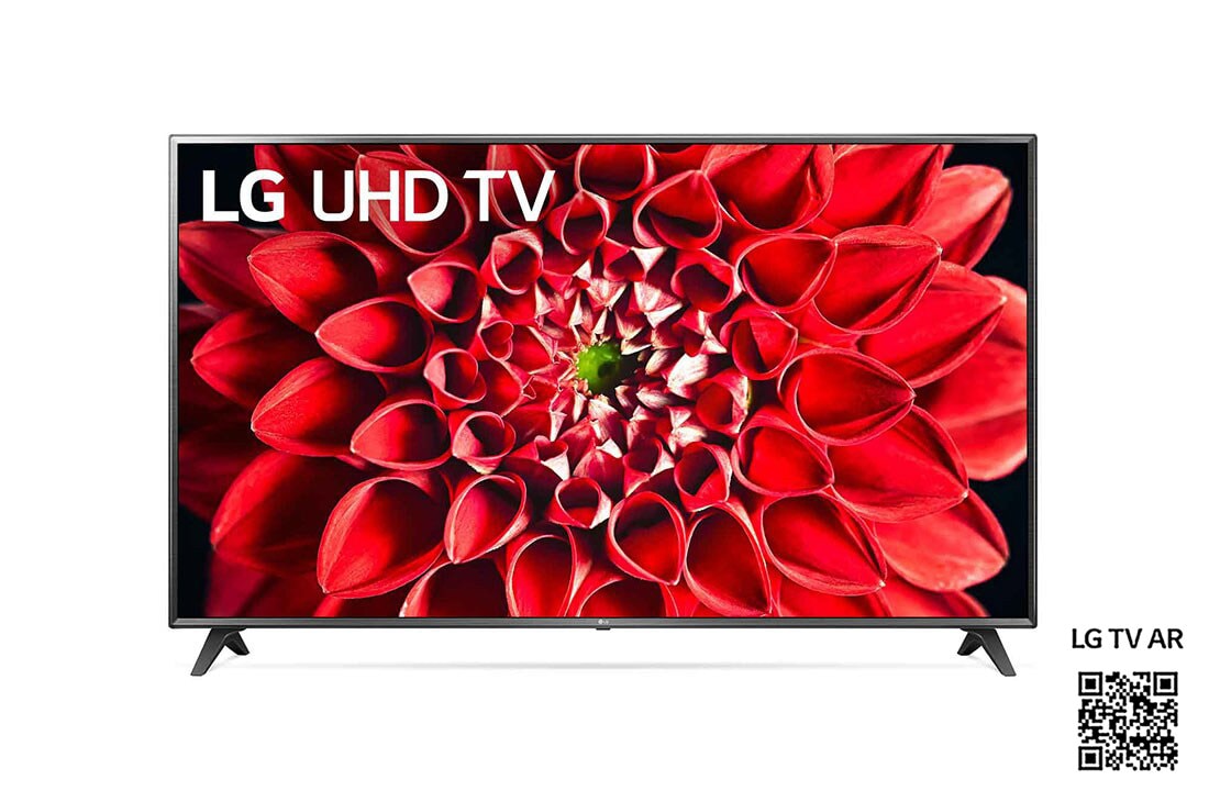 LG UN71 75 inch 4K Smart UHD TV, fremside med integrert bilde, 75UN71006LC