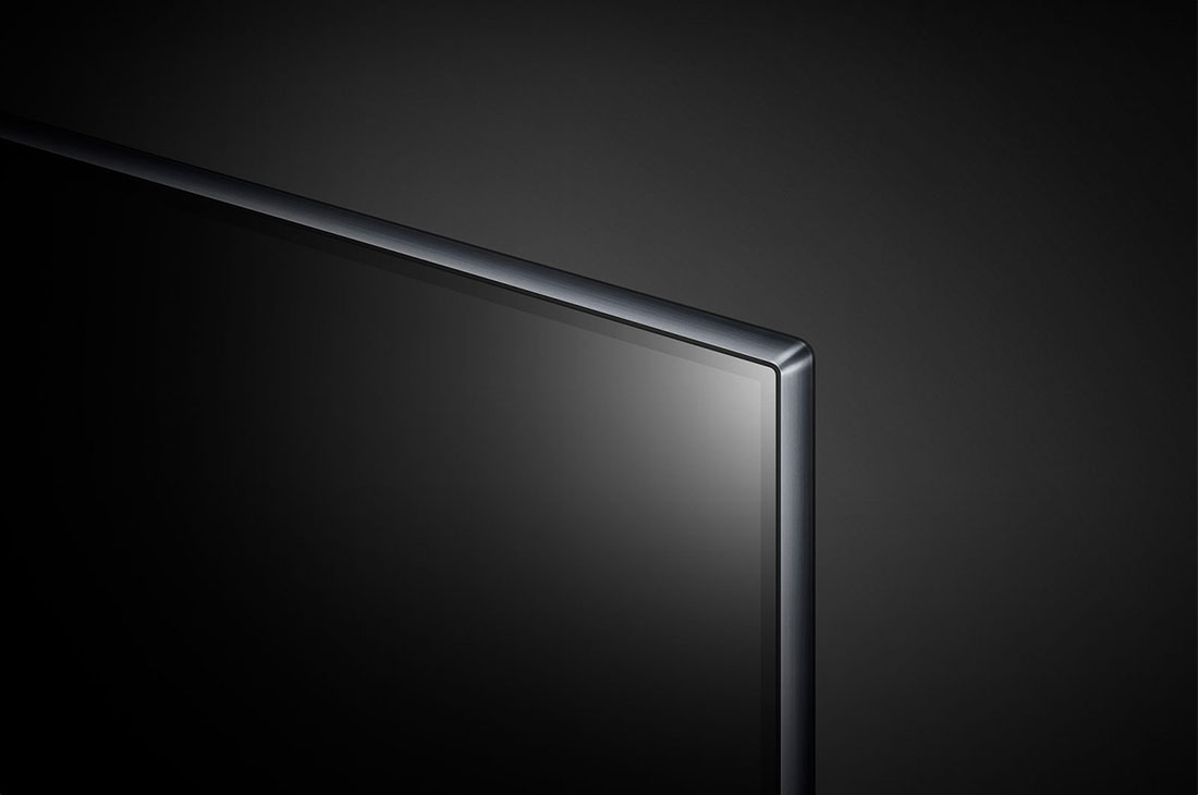 LG 4K NanoCell TV, close-up view of panel, 55NANO916NA, thumbnail 6