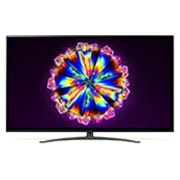 LG 4K NanoCell TV, front view with infill image, 55NANO916NA, thumbnail 2