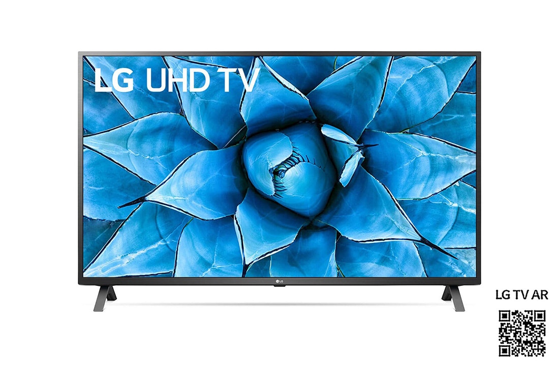 LG UN73 65” 4K Smart UHD TV, fremside med integrert bilde, 65UN73006LA