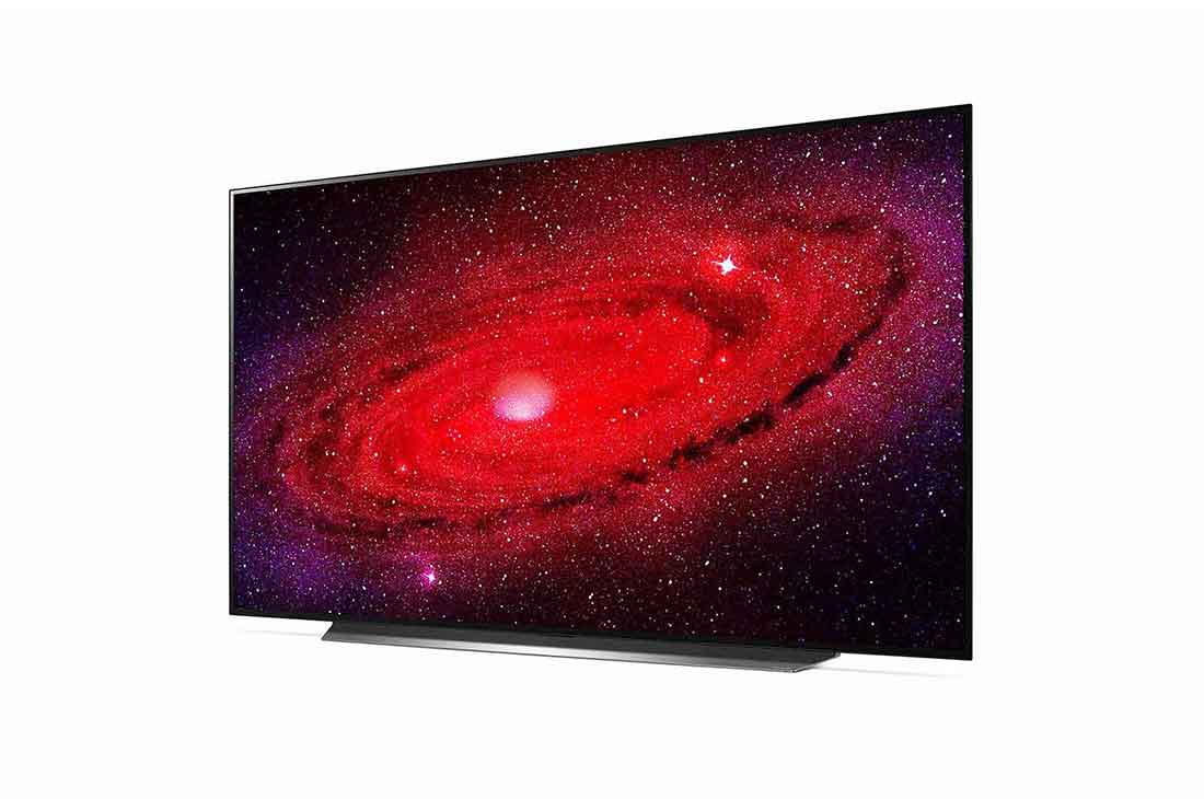 LG 77'' LG OLED 4K TV - CX, 30 degree side view with infill image, OLED77CX6LA, thumbnail 2