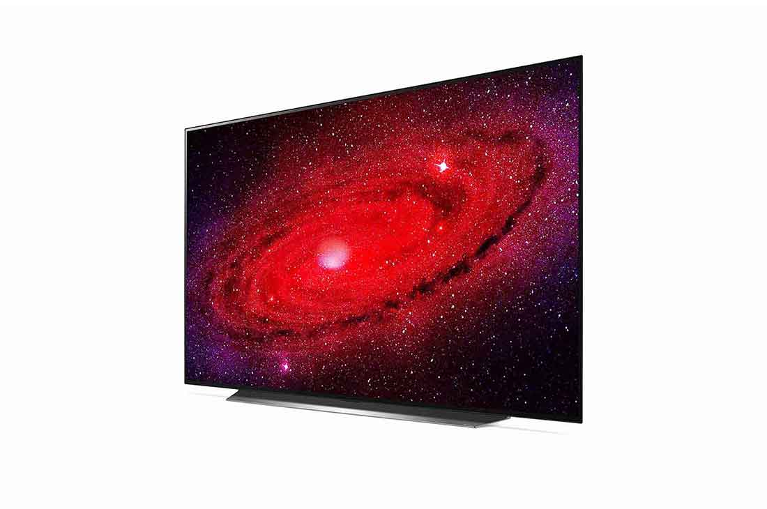 LG 77'' LG OLED 4K TV - CX, 60 degree side view with infill image, OLED77CX6LA, thumbnail 3
