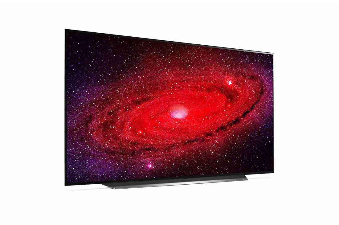 LG 77'' LG OLED 4K TV - CX, 30 degree side view with infill image, OLED77CX6LA, thumbnail 6