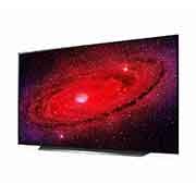 LG 77'' LG OLED 4K TV - CX, 30 degree side view with infill image, OLED77CX6LA, thumbnail 2