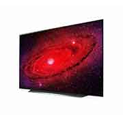 LG 77'' LG OLED 4K TV - CX, 60 degree side view with infill image, OLED77CX6LA, thumbnail 3