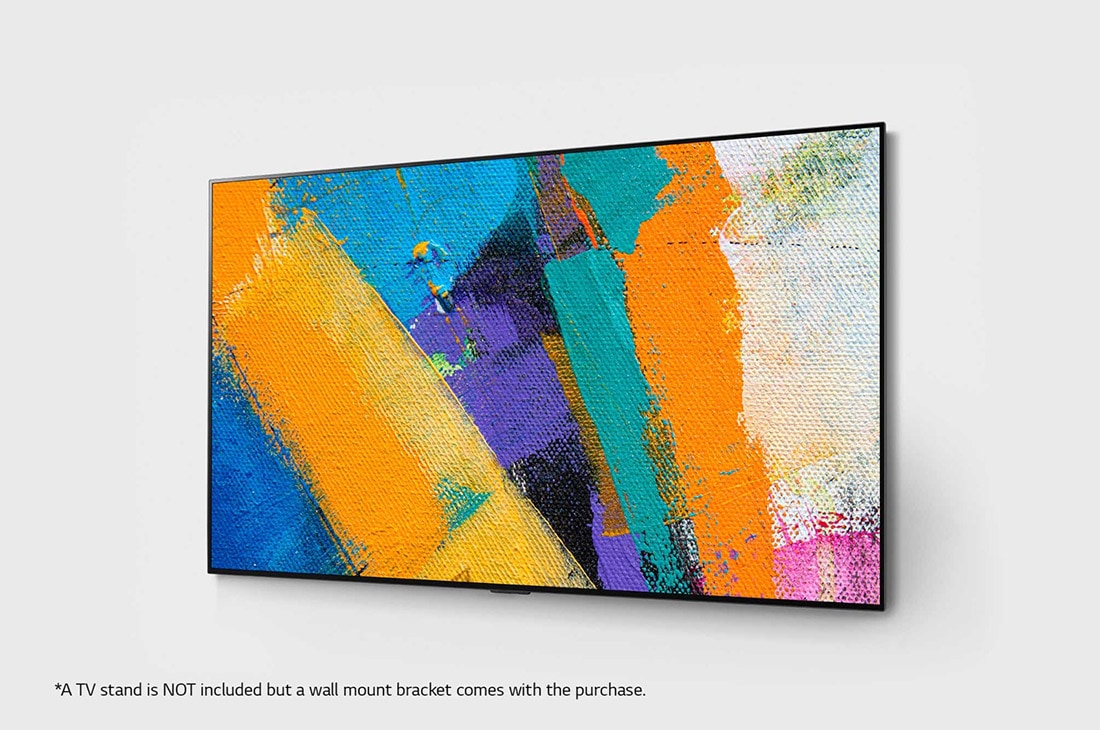 LG 77'' Gallery OLED GX 4K TV med integrert veggfeste, fremside, OLED77GX6LA, thumbnail 2