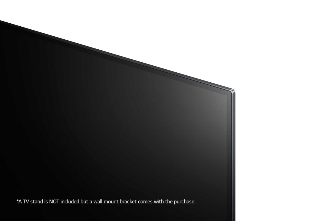 LG 77'' Gallery OLED GX 4K TV med integrert veggfeste, nærbilde av panelet, OLED77GX6LA, thumbnail 8