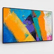 LG 77'' Gallery OLED GX 4K TV med integrert veggfeste, sett bakfra, OLED77GX6LA, thumbnail 5