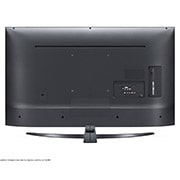 LG UN74 43” 4K Smart UHD TV, sett bakfra, 43UN74006LB, thumbnail 5