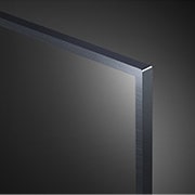 LG UN74 43” 4K Smart UHD TV, nærbilde av panelet, 43UN74006LB, thumbnail 8