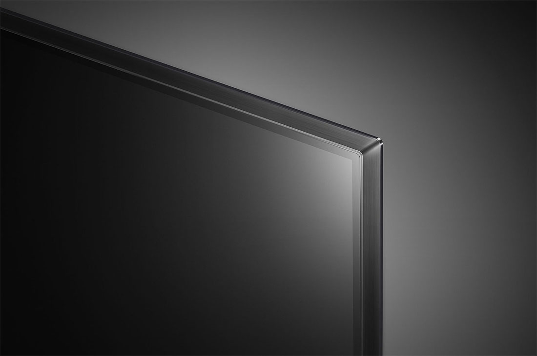 LG UN81 65” 4K Smart UHD TV, nærbilde av panelet, 65UN81006LB, thumbnail 8