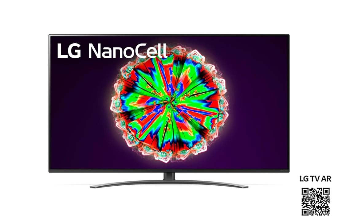 LG 4K NanoCell TV, fremside med integrert bilde, 55NANO816NA