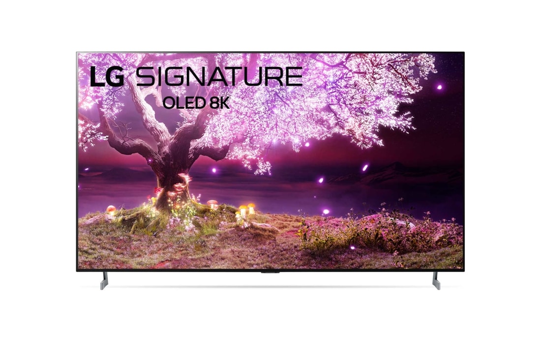 LG Z1 77inch 8K Smart OLED TV, Visning forfra, OLED77Z19LA
