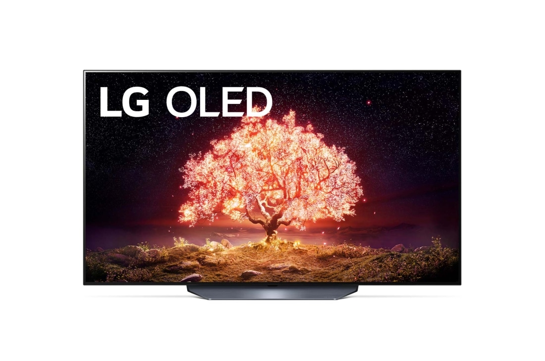 LG B1 55 tommers 4K Smart OLED-TV, Visning forfra, OLED55B16LA