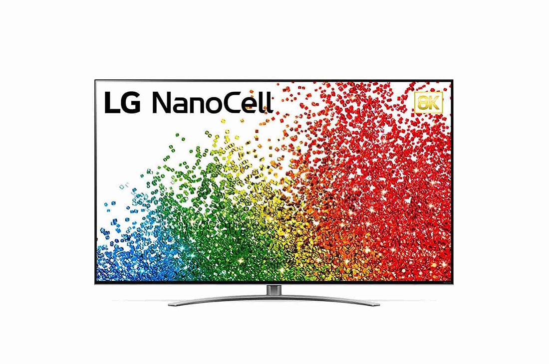 LG 75NANO996PB, LG NanoCell TV sett forfra, 75NANO996PB