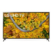 LG UP75 75-tommers 4K Smart UHD-TV, LG UHD-TV sett forfra, 75UP75006LC, thumbnail 1