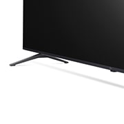 LG UP80 75-tommers 4K Smart UHD-TV, nærbilde av stativ, 75UP80006LA, thumbnail 6