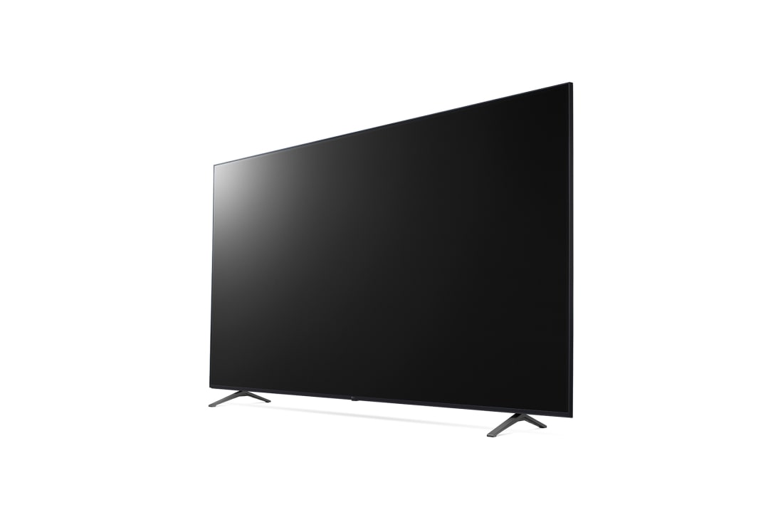 LG UP80 75-tommers 4K Smart UHD-TV, 30 graders visning fra siden med tilleggsbilde, 75UP80006LA, thumbnail 3