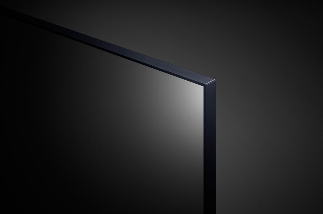 LG Nano75 65 inch 4K NanoCell TV, nærbilde av panel, 65NANO756PR, thumbnail 6