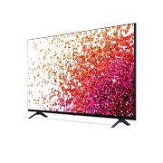 LG Nano75 65 inch 4K NanoCell TV, 30 graders visning fra siden med tilleggsbilde, 65NANO756PR, thumbnail 3