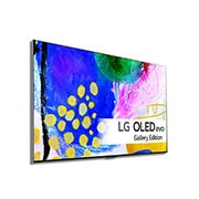 LG 55'' OLED G2 - OLED evo Gallery Edition 4K Smart TV - OLED55G26LA, -15 grader sidevisning, OLED55G26LA, thumbnail 2