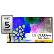LG 77'' OLED G2 - OLED evo Gallery Edition 4K Smart TV - OLED77G26LA, Visning forfra, OLED77G26LA, thumbnail 1