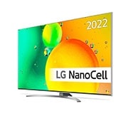 LG 55'' NANO 78 - NanoCell 4K Smart TV - 55NANO786QA, 30 graders sidevisning med innebygd bilde, 55NANO786QA, thumbnail 2