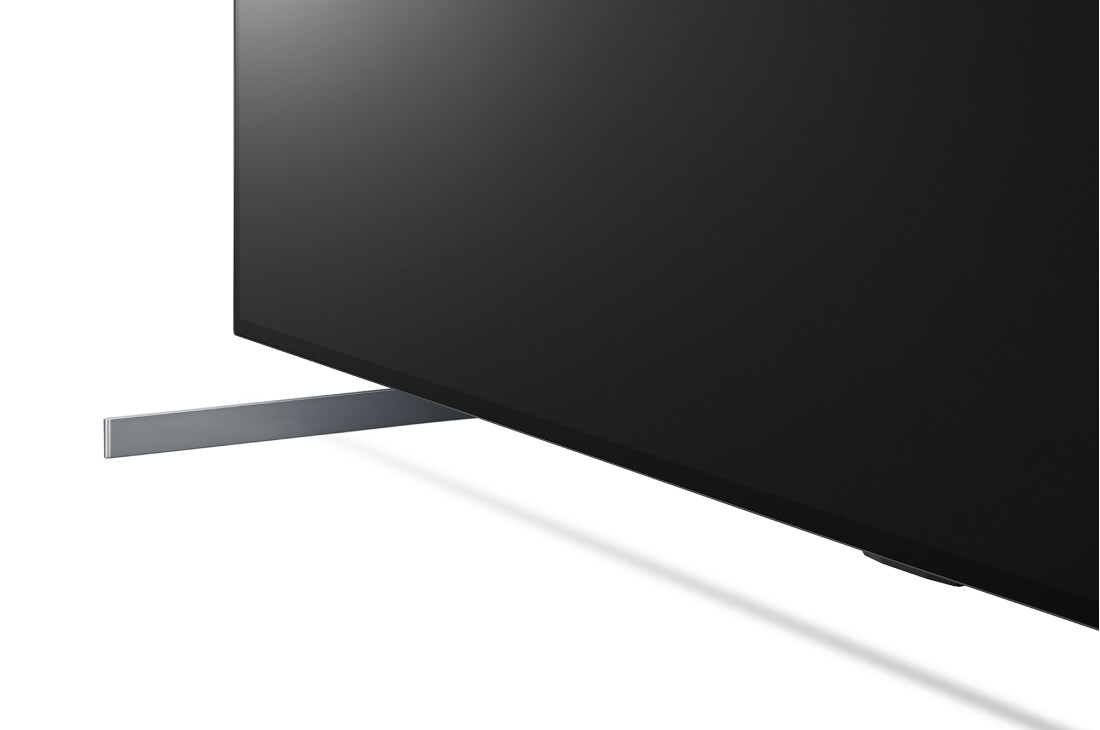 LG 77'' OLED Z2 - Gallery Design 8K OLED Smart TV - OLED77Z29LA, Sidevisning på nært hold over basen, OLED77Z29LA, thumbnail 8