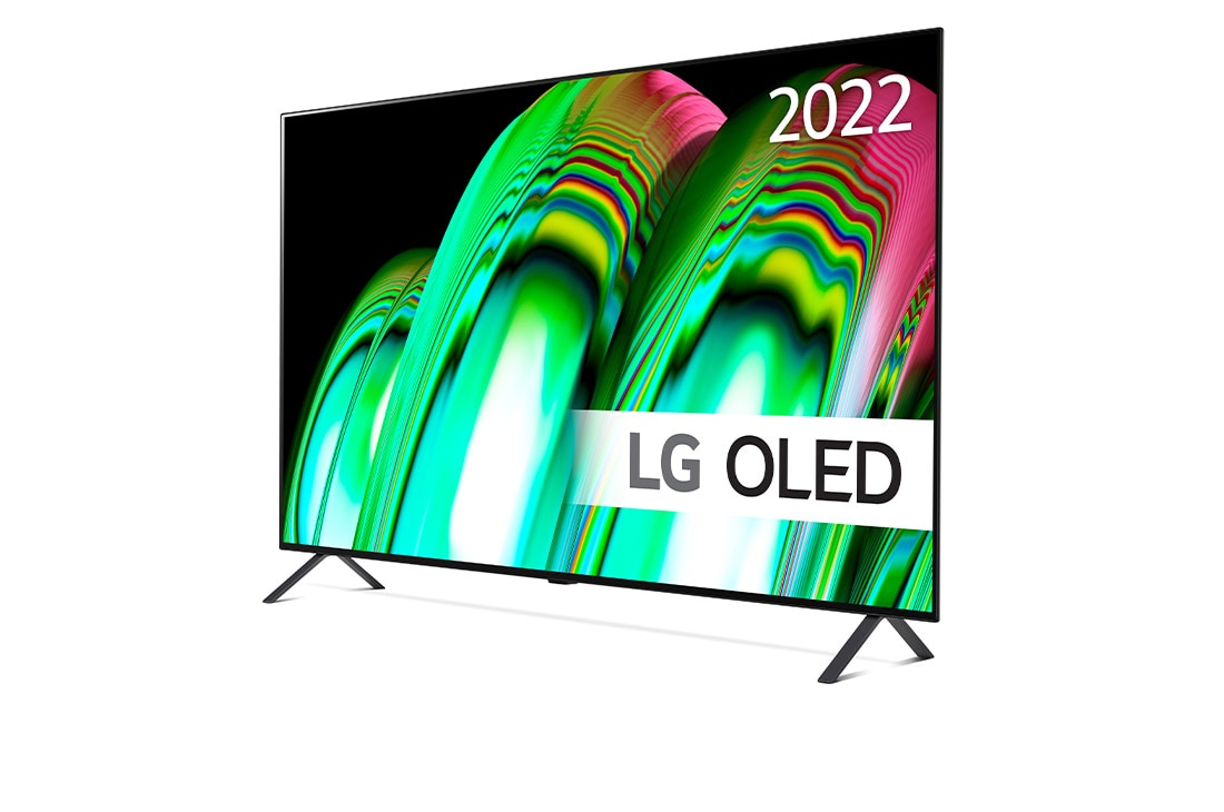 LG 65'' OLED A2 - OLED 4K Smart TV - OLED65A26LA, Lett vinklet sidevisning, OLED65A26LA, thumbnail 2