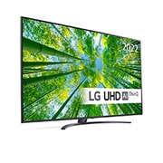 LG 70'' UQ8100 - 4K UHD Smart TV - 70UQ81006LB, 30 graders sidevisning , 70UQ81006LB, thumbnail 3