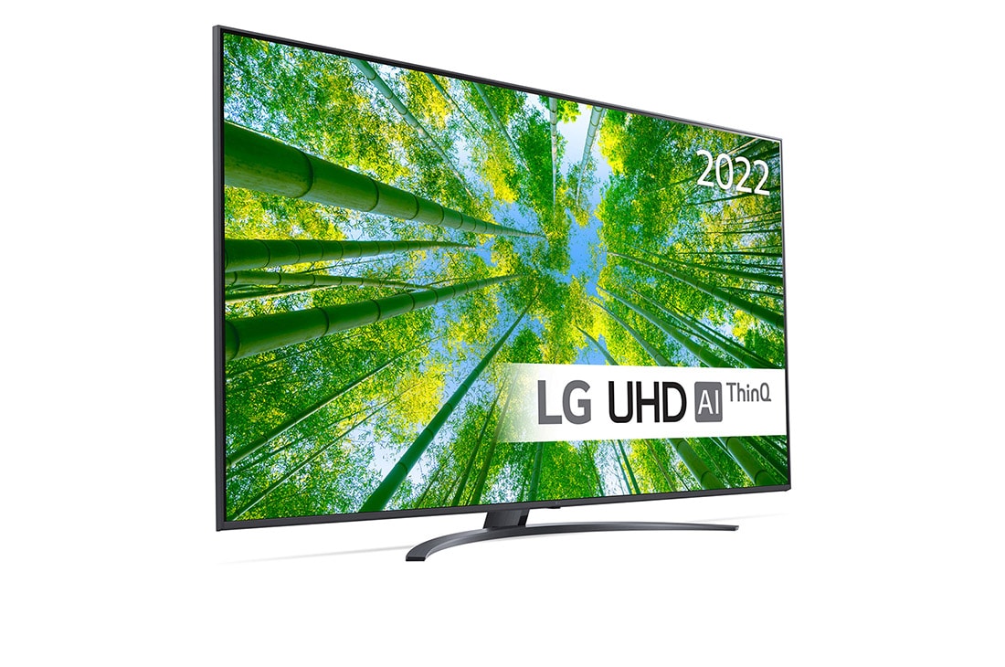 LG 75'' UQ8100 - 4K UHD Smart TV - 75UQ81006LB, 30 graders sidevisning , 75UQ81006LB, thumbnail 3