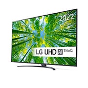 LG 75'' UQ8100 - 4K UHD Smart TV - 75UQ81006LB, 30 graders sidevisning , 75UQ81006LB, thumbnail 2