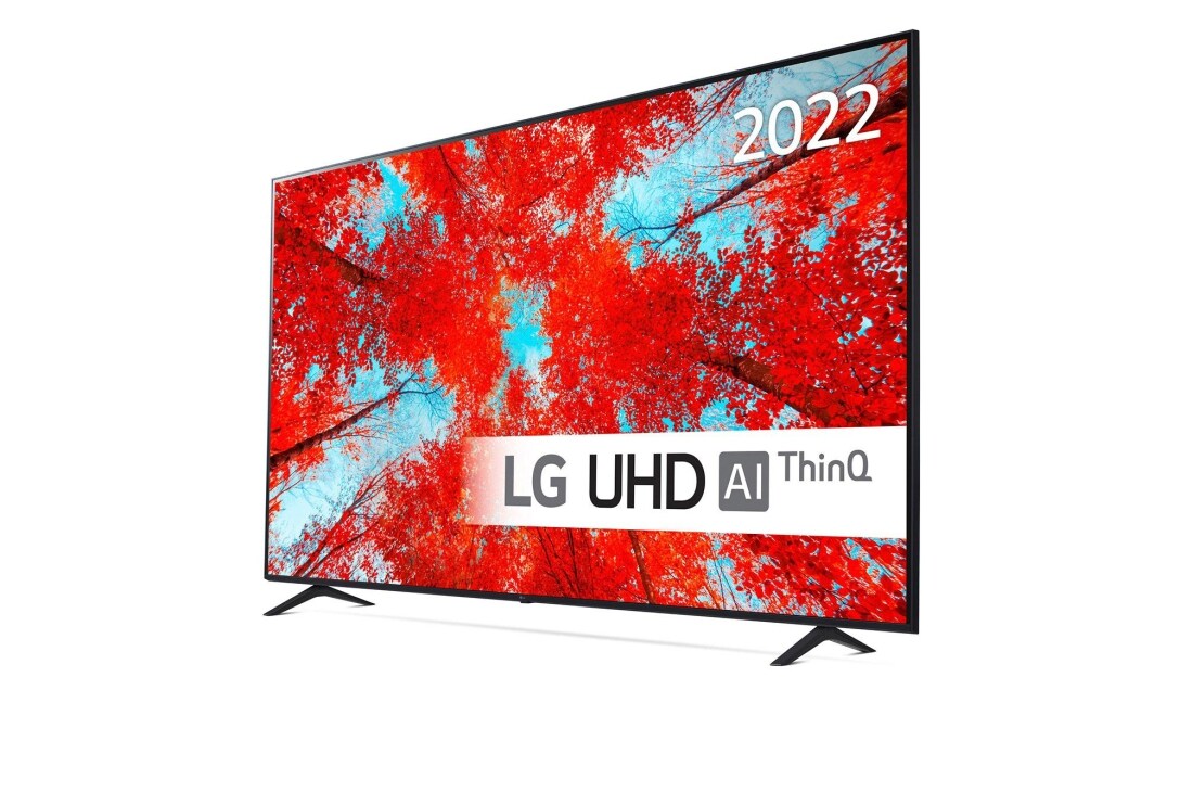 LG 75'' UQ9000 - 4K UHD Smart TV - 75UQ90006LA, 30 graders sidevisning , 75UQ90006LA, thumbnail 2