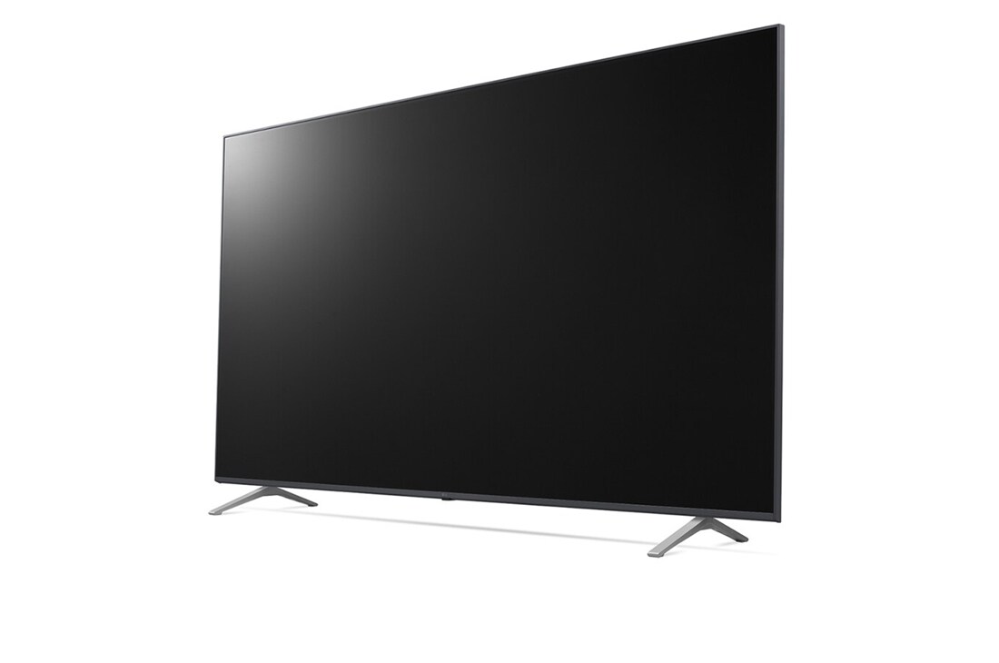LG UP77 75-tommers 4K Smart UHD-TV, 30 graders visning fra siden med tilleggsbilde, 75UP77109LC, thumbnail 3