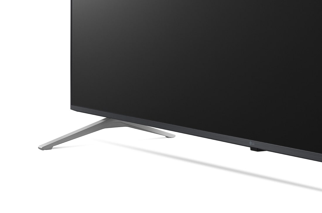 LG UP77 75-tommers 4K Smart UHD-TV, nærbilde av stativ, 75UP77109LC, thumbnail 6