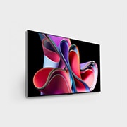 LG 77'' OLED evo G3 - 4K TV (2023), Visning fra siden, litt vinklet mot høyre, av en LG OLED G3 på veggen, OLED77G36LA, thumbnail 4